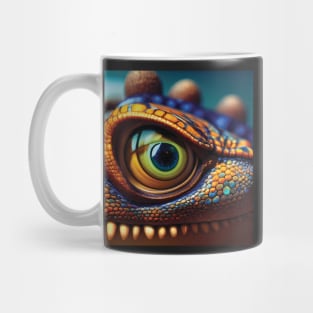 Lizard Eye Art Mug